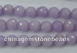 CCN2288 15.5 inches 8mm faceted round candy jade beads wholesale