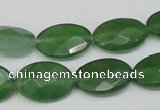 CCN229 15.5 inches 12*18mm faceted oval candy jade beads