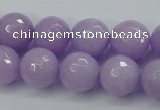 CCN2290 15.5 inches 12mm faceted round candy jade beads wholesale