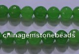 CCN2301 15.5 inches 10mm faceted round candy jade beads wholesale