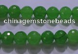 CCN2302 15.5 inches 12mm faceted round candy jade beads wholesale