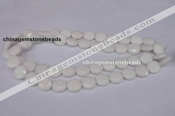 CCN240 15.5 inches 15mm faceted coin candy jade beads wholesale