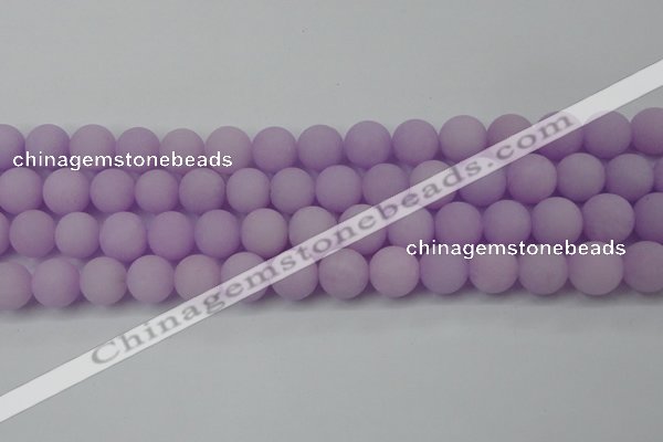 CCN2421 15.5 inches 6mm round matte candy jade beads wholesale