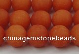 CCN2427 15.5 inches 6mm round matte candy jade beads wholesale