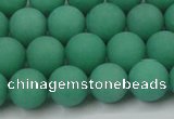 CCN2430 15.5 inches 6mm round matte candy jade beads wholesale