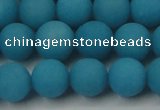 CCN2431 15.5 inches 6mm round matte candy jade beads wholesale