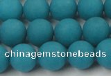 CCN2432 15.5 inches 6mm round matte candy jade beads wholesale