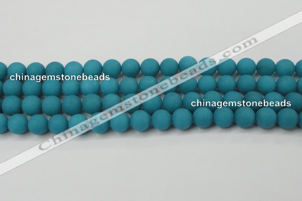 CCN2432 15.5 inches 6mm round matte candy jade beads wholesale