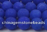 CCN2433 15.5 inches 6mm round matte candy jade beads wholesale