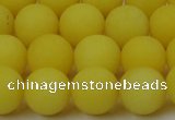 CCN2468 15.5 inches 10mm round matte candy jade beads wholesale