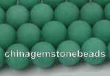 CCN2490 15.5 inches 12mm round matte candy jade beads wholesale