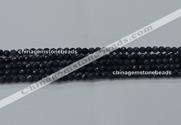 CCN2566 15 inches 6mm faceted round candy jade beads wholesale