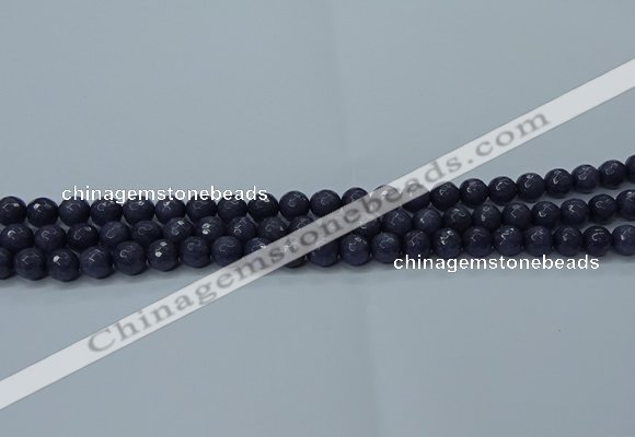 CCN2567 15 inches 8mm faceted round candy jade beads wholesale