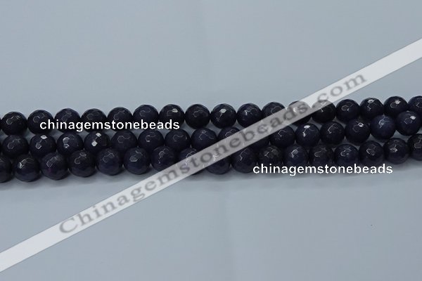 CCN2569 15 inches 12mm faceted round candy jade beads wholesale