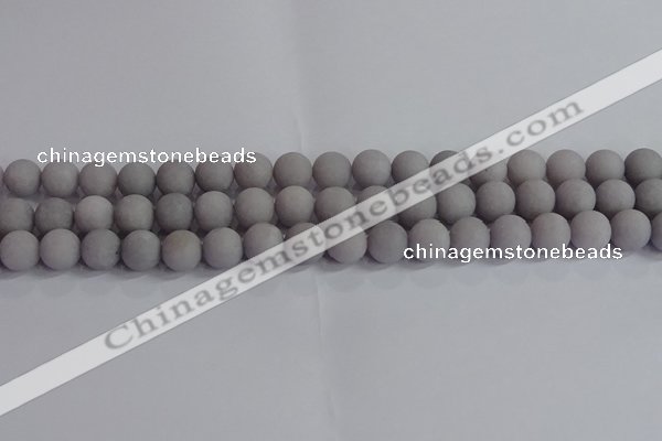 CCN2582 15.5 inches 8mm round matte candy jade beads wholesale