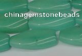 CCN2623 15.5 inches 15*30mm twisted rectangle candy jade beads