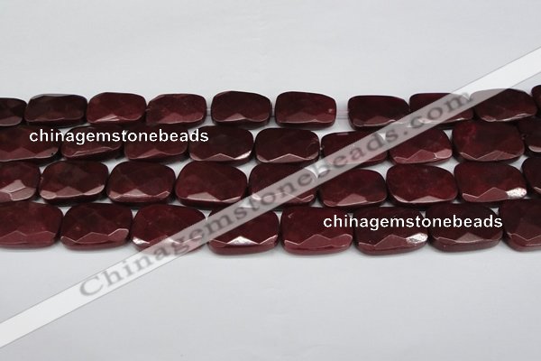 CCN2633 15.5 inches 18*25mm faceted trapezoid candy jade beads