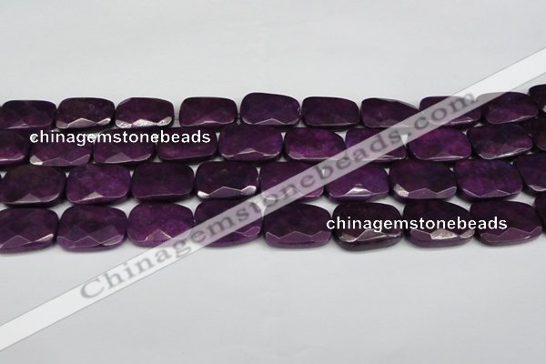 CCN2634 15.5 inches 18*25mm faceted trapezoid candy jade beads