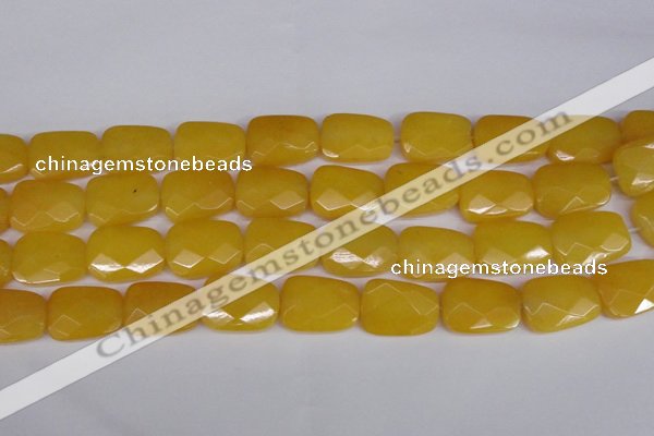 CCN2636 15.5 inches 18*25mm faceted trapezoid candy jade beads