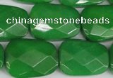 CCN2638 15.5 inches 18*25mm faceted trapezoid candy jade beads