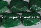 CCN2639 15.5 inches 18*25mm faceted trapezoid candy jade beads