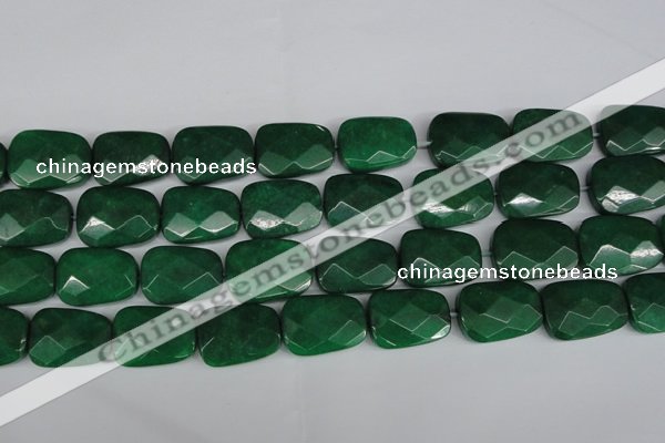 CCN2639 15.5 inches 18*25mm faceted trapezoid candy jade beads