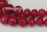 CCN2648 15.5 inches 5*8mm - 12*16mm faceted rondelle candy jade beads