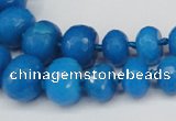 CCN2652 15.5 inches 5*8mm - 12*16mm faceted rondelle candy jade beads