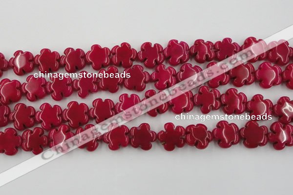 CCN2661 15.5 inches 16mm carved flower candy jade beads wholesale