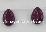 CCN2680 Top-drilled 13*18mm flat teardrop candy jade beads