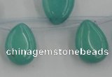 CCN2683 Top-drilled 13*18mm flat teardrop candy jade beads