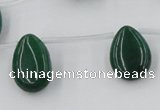 CCN2684 Top-drilled 13*18mm flat teardrop candy jade beads