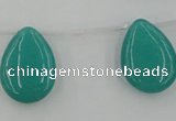 CCN2703 Top-drilled 18*25mm flat teardrop candy jade beads