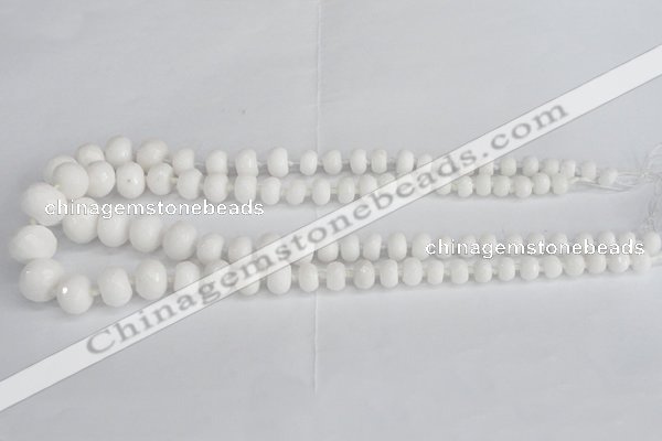 CCN2750 15.5 inches 5*8mm - 12*16mm faceted rondelle candy jade beads