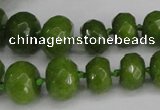 CCN2758 15.5 inches 5*8mm - 12*16mm faceted rondelle candy jade beads