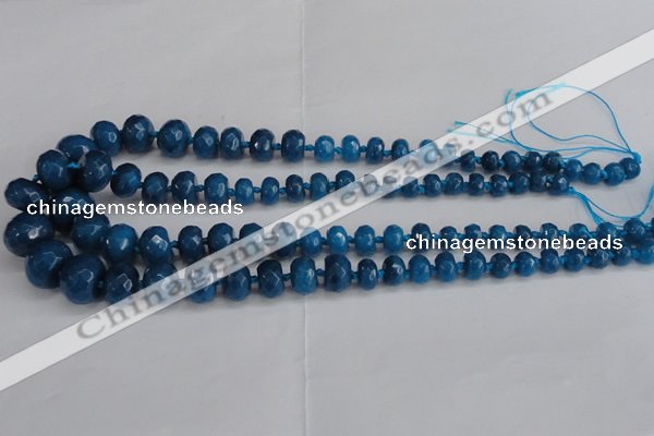 CCN2761 15.5 inches 5*8mm - 12*16mm faceted rondelle candy jade beads