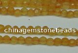 CCN2800 15.5 inches 2mm tiny faceted round candy jade beads