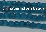 CCN2815 15.5 inches 3mm tiny faceted round candy jade beads