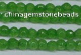 CCN2818 15.5 inches 3mm tiny faceted round candy jade beads