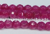 CCN2830 15.5 inches 5mm faceted round candy jade beads