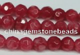 CCN2831 15.5 inches 5mm faceted round candy jade beads