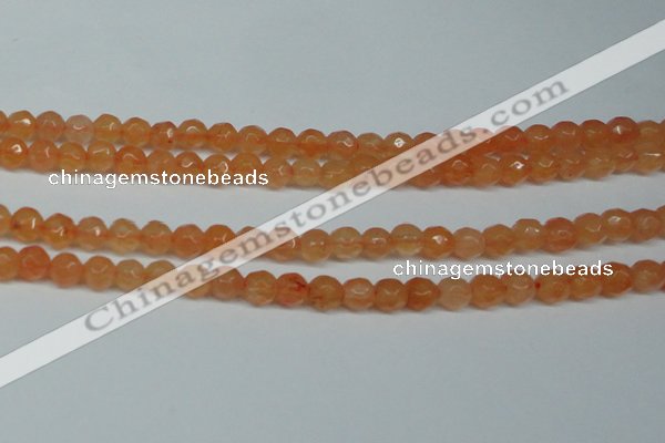 CCN2832 15.5 inches 5mm faceted round candy jade beads