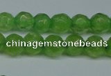 CCN2834 15.5 inches 5mm faceted round candy jade beads