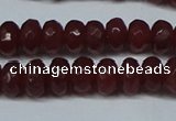 CCN2850 15.5 inches 2*4mm faceted rondelle candy jade beads