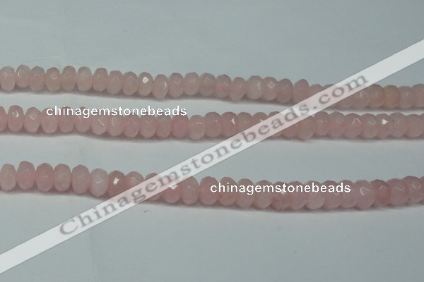 CCN2860 15.5 inches 4*6mm faceted rondelle candy jade beads