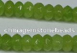 CCN2862 15.5 inches 4*6mm faceted rondelle candy jade beads