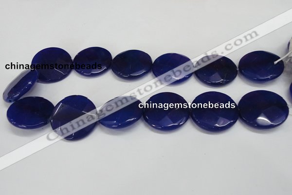 CCN287 15.5 inches 30mm faceted coin candy jade beads wholesale
