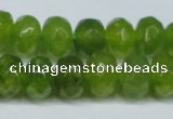 CCN2874 15.5 inches 5*8mm faceted rondelle candy jade beads