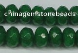 CCN2875 15.5 inches 5*8mm faceted rondelle candy jade beads