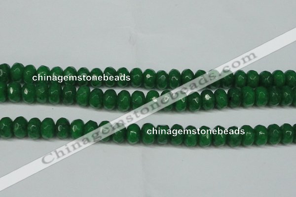 CCN2875 15.5 inches 5*8mm faceted rondelle candy jade beads